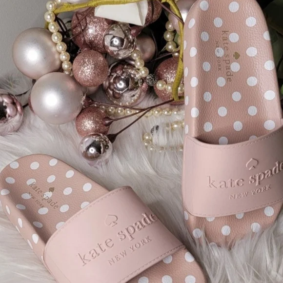 Kate Spade Women's Slides Size:6b DUSTY PINK new - Picture 6 of 6